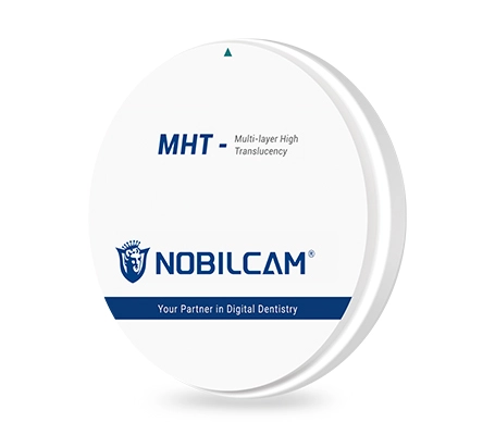 NOBILCAM MHT-Disques multicouches en zircone translucide haute